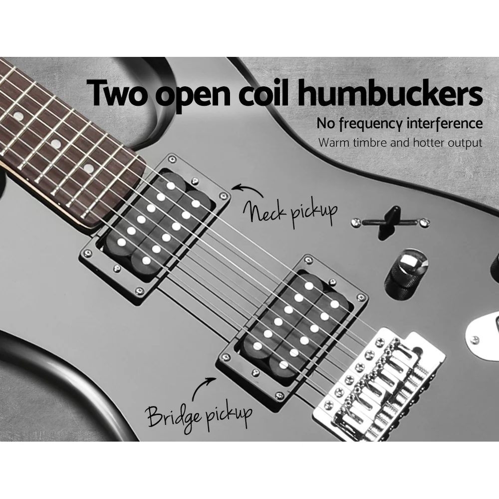 Alpha 41" Electirc Guitar Humbucker Pickup Switch Full Size (Black) - Image 5