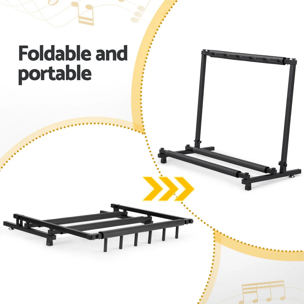 Alpha 5 Space Folding Guitar Stand Rack Holder Display - Image 5