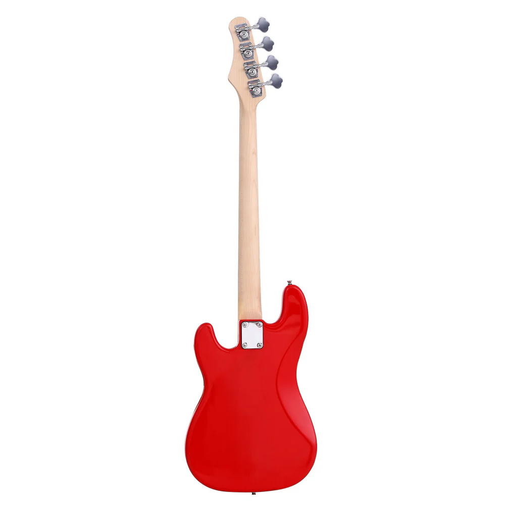 Alpha Electric Guitar Bass  47 Inch Red - Image 3