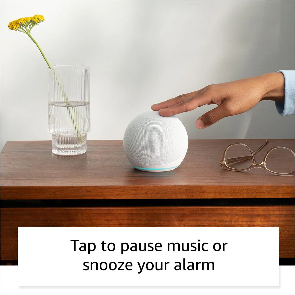 Amazon Echo Dot  Smart Speaker & Alexa 5th Gen (Glacier White) - Image 9