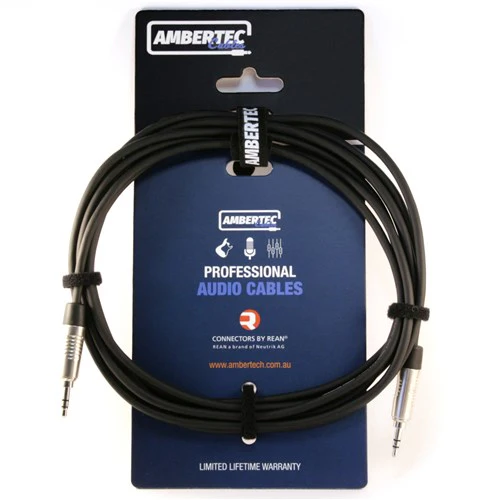 Ambertec Cables 3.5mm REAN TRS lead 3m