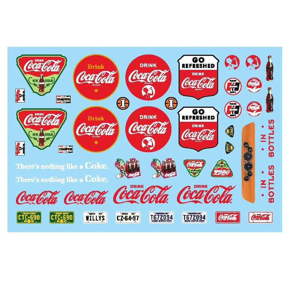 AMT 1145M 1/25 1940 Willys Pickup Gasser CocaCola Plastic Model Kit - Image 5