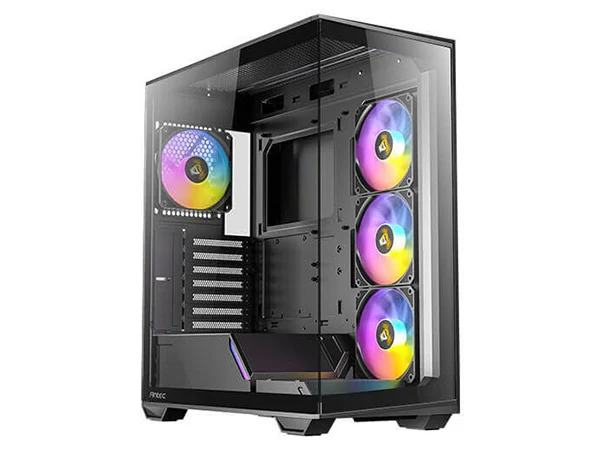 Antec C3 ARGB Panoramic Tempered Glass Mid-Tower ATX Case (Black) - Image 2