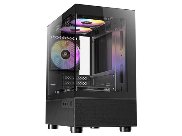 Antec CX200M RGB Elite mATX Gaming Case - Black - Image 2