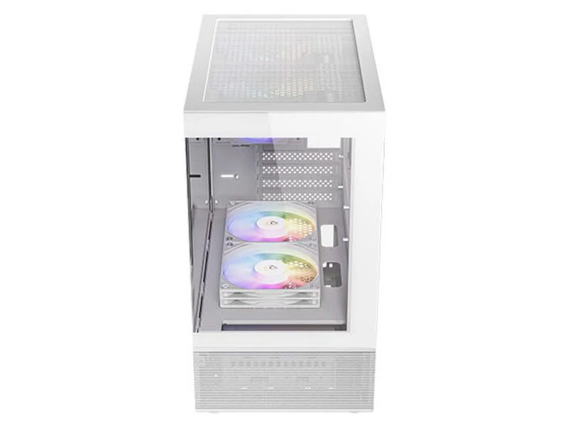 Antec CX200M RGB Elite Micro-ATX Gaming Case - White - Image 2
