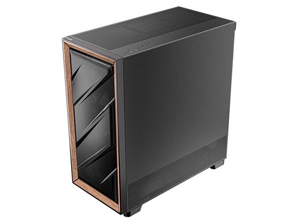 Antec Flux Premium Walnut Trim Mid-Tower Case (Black) - Image 5