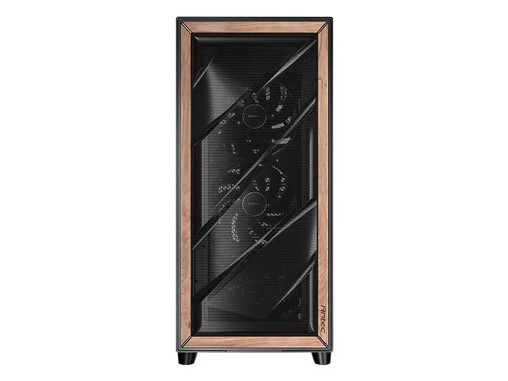 Antec Flux Pro Metal Mesh/Walnut Front E-ATX Full-Tower Case (Black) - Image 4