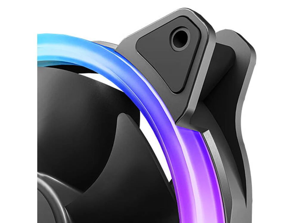 Antec Neon 12 ARGB PWM 120mm Case Fan with ARGB Controller - 3 Pack (Neon 120 ARGB_3PK) - Image 6