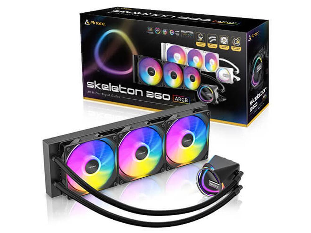 Antec Skeleton 360 ARGB AIO Liquid CPU Cooler - Black (Skeleton 360 ARGB) - Image 9