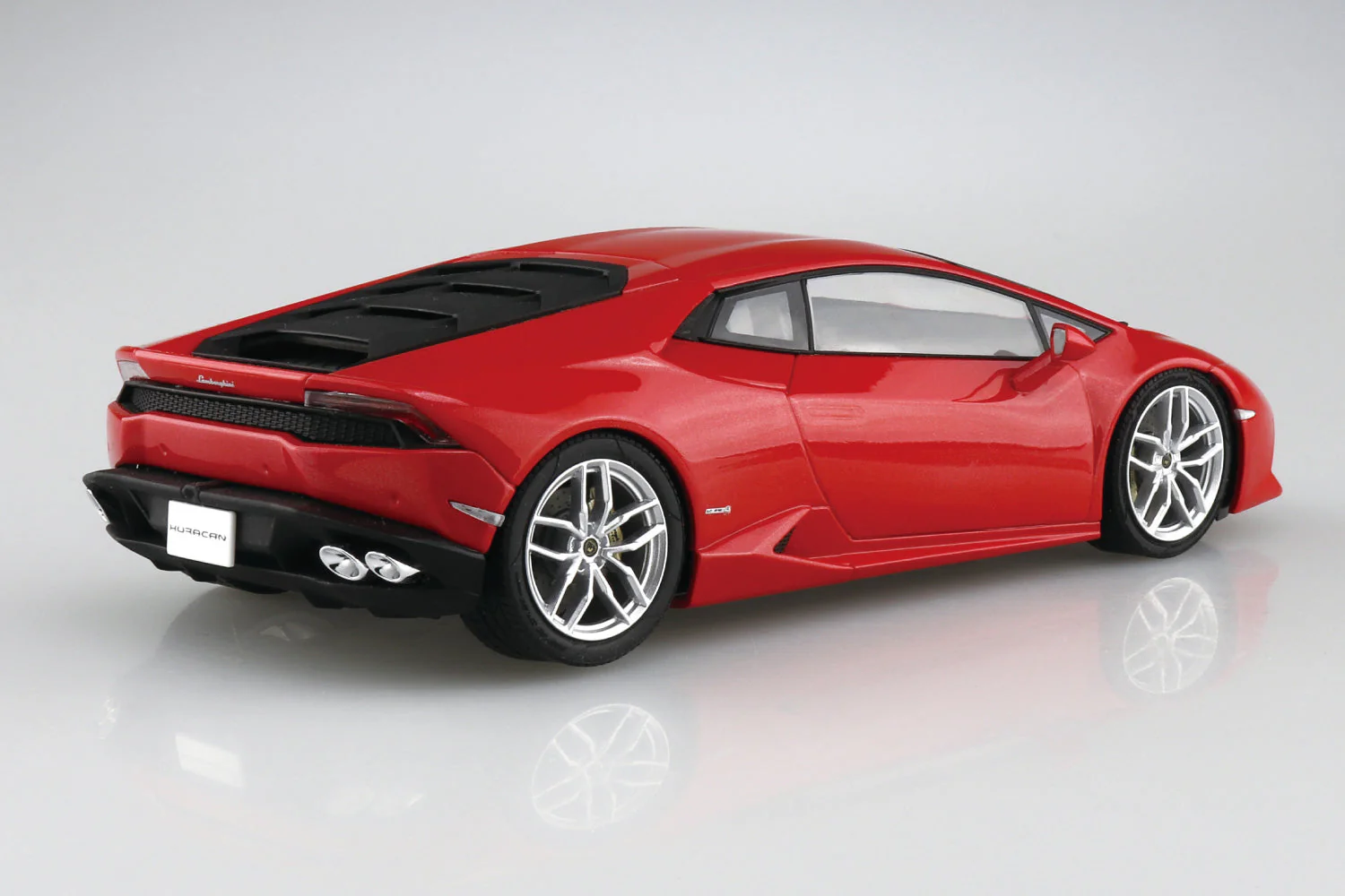 Aoshima 1/24 14 Lamborghini Huracan Red - Image 3