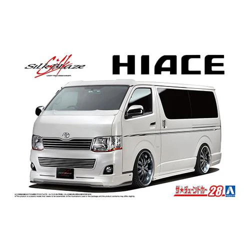 Aoshima 1/24 Silkblaze TRH200V Hi-Ace Ver III '10 (Toyota) - Image 3