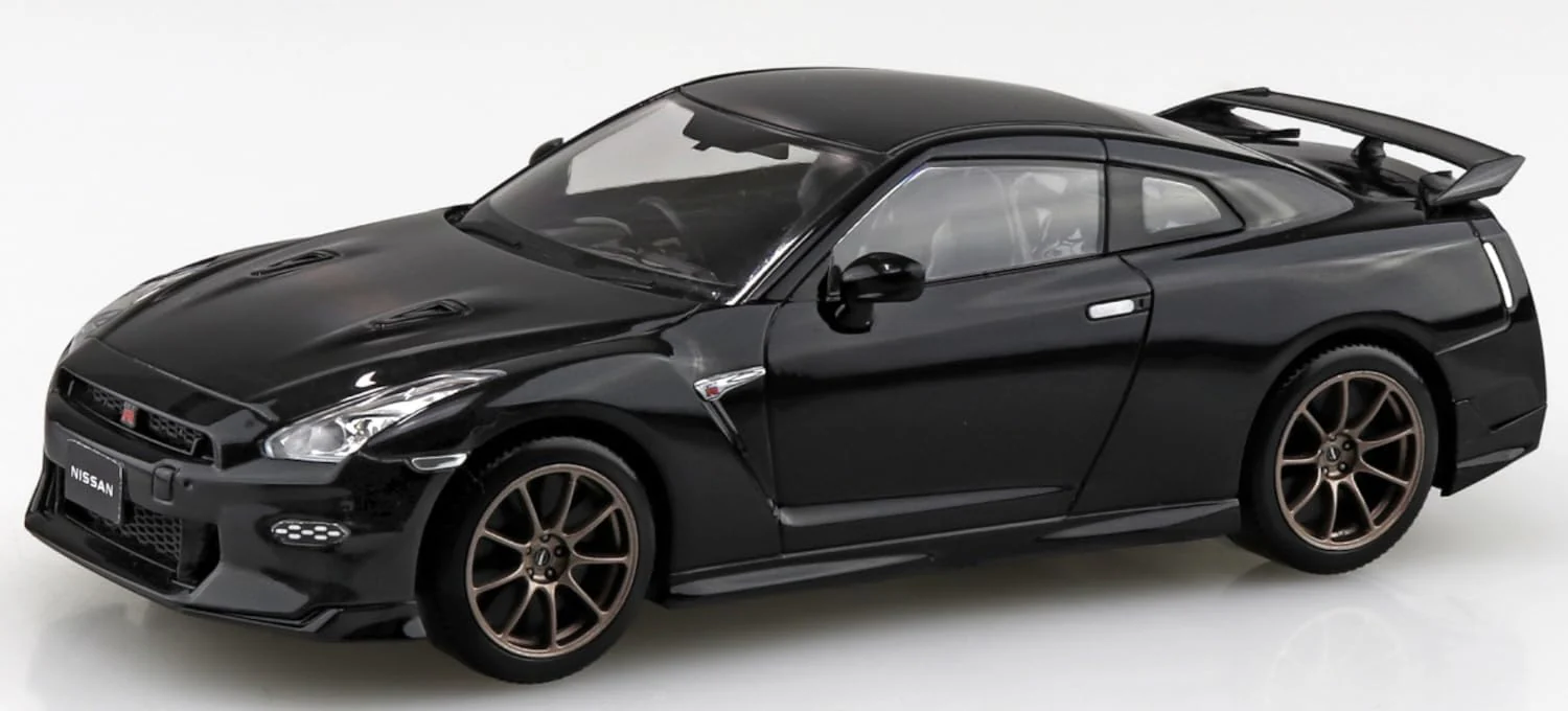Aoshima 1/32 Snap Nissan R35 Nissan GT-R 2024 (Meteor Flake Black Pearl ) - Image 3