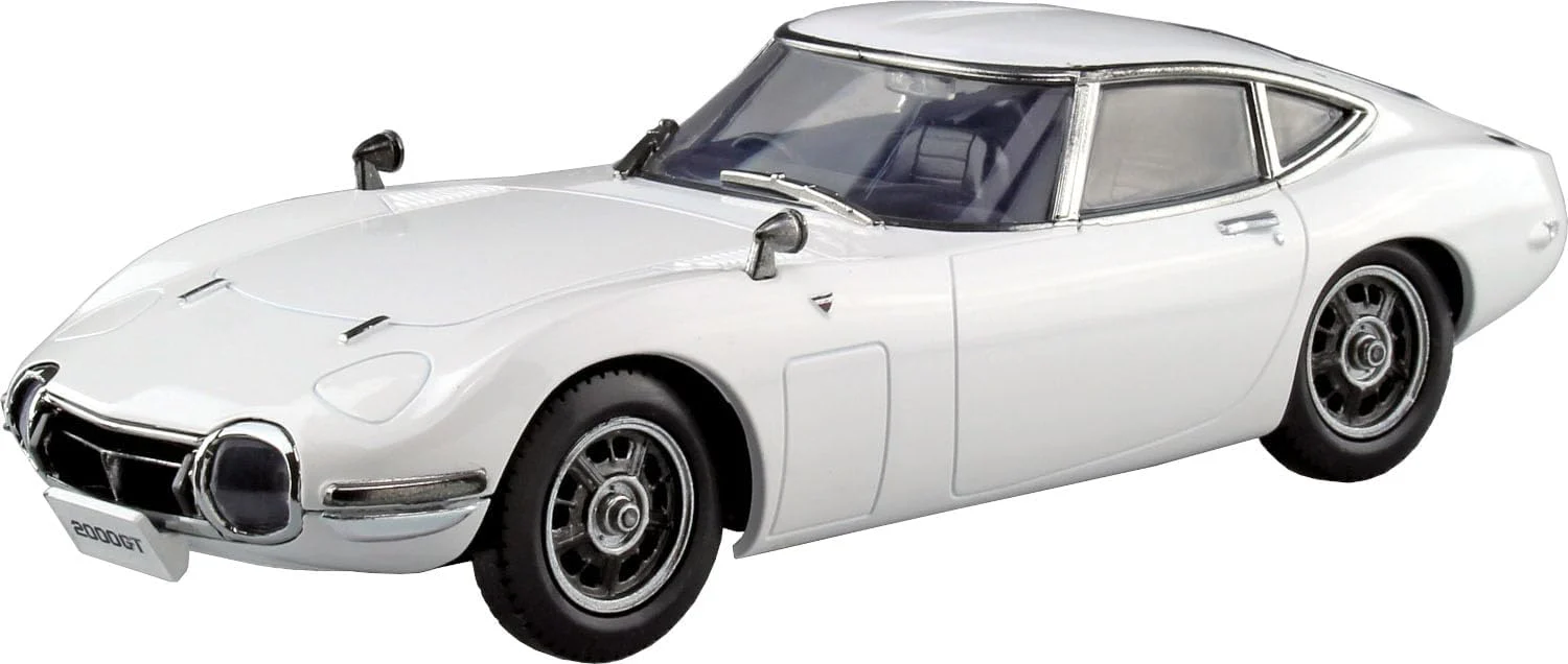 Aoshima 1/32 Snap Toyota 2000GT (Pegasus White) - Image 2
