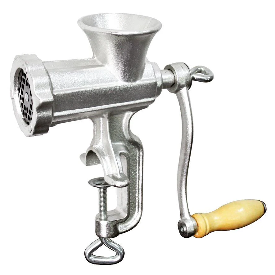 Appetito No. 8 Manual Cast Iron Food Meat Mincer/Grinder Sausage Maker Silver - Image 3