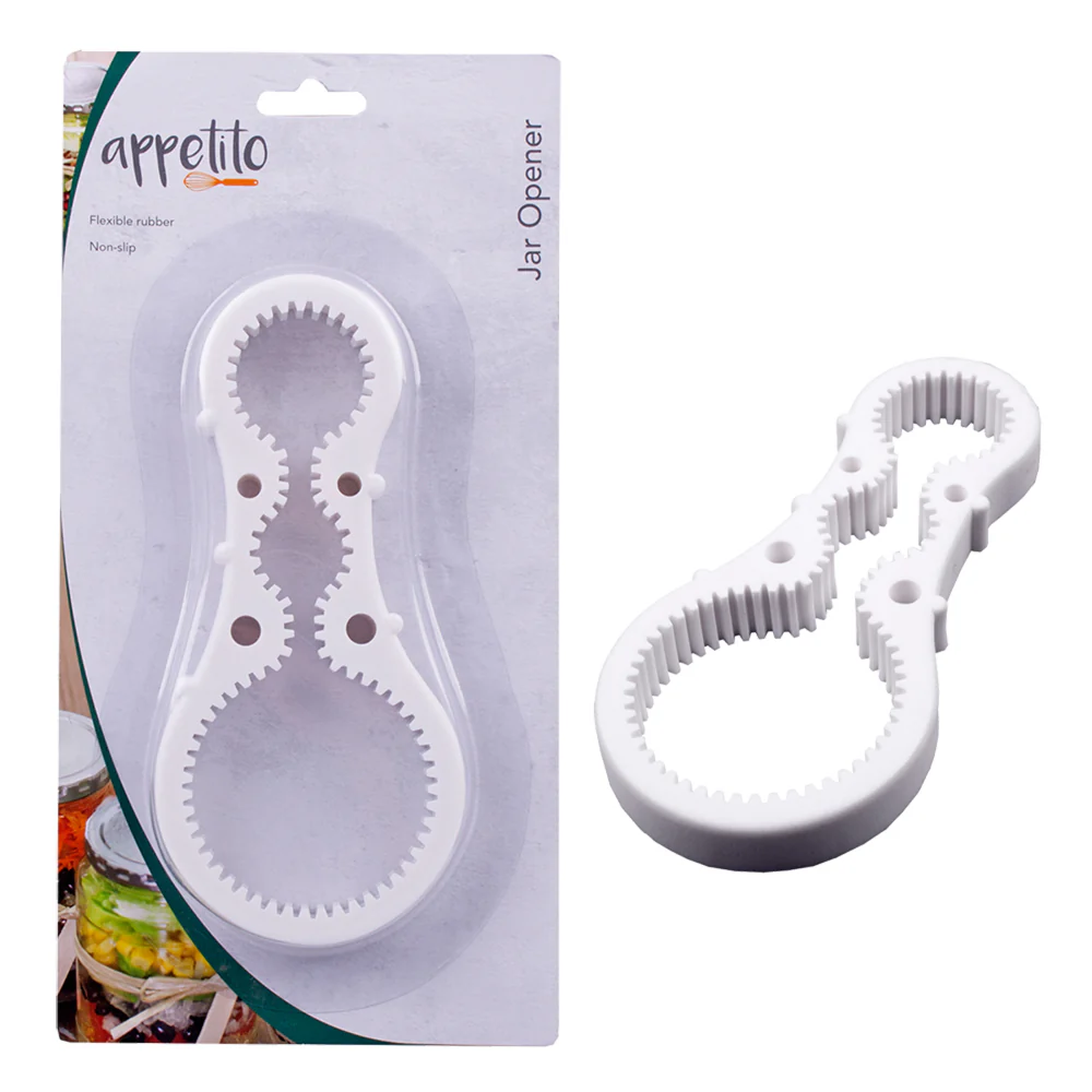 Appetito Rubber Non-slip Jar Lid Opener Home Kitchen Tools (White) - Image 2