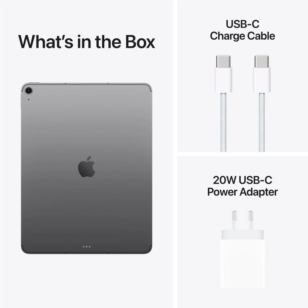 Apple iPad Air 13-inch M4 128GB Wi-Fi + Cellular (Space Grey) - Image 8