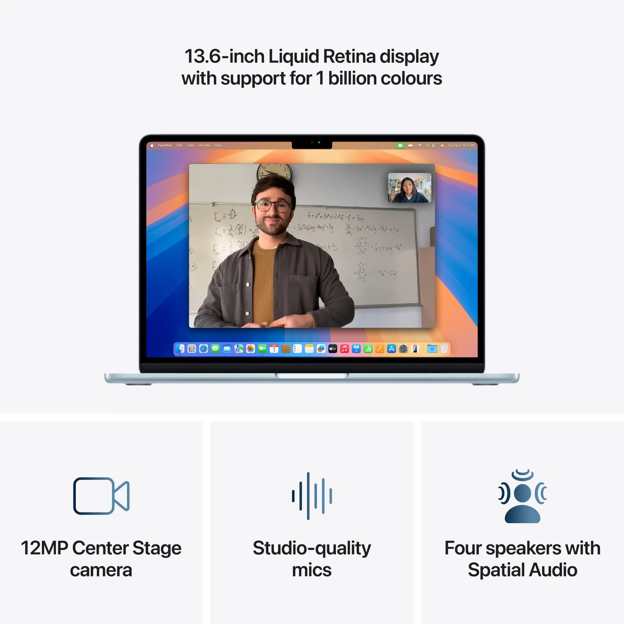 Apple MacBook Air 13-inch with M4 Chip, 512GB/16GB (Sky Blue)[~Refurbished] - Image 5