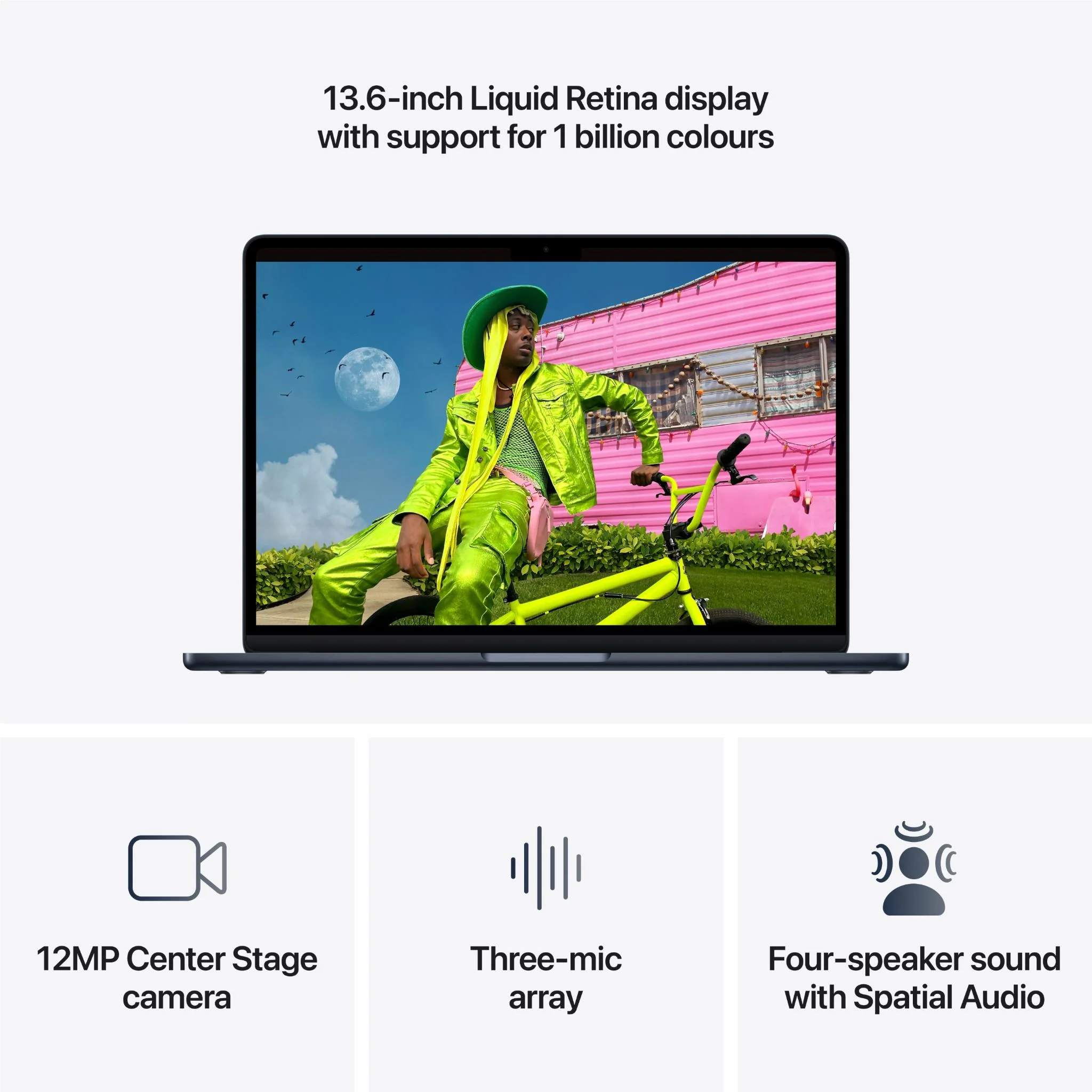 Apple MacBook Air 13-inch with M5 Chip, 1TB/24GB (Midnight) - Image 5