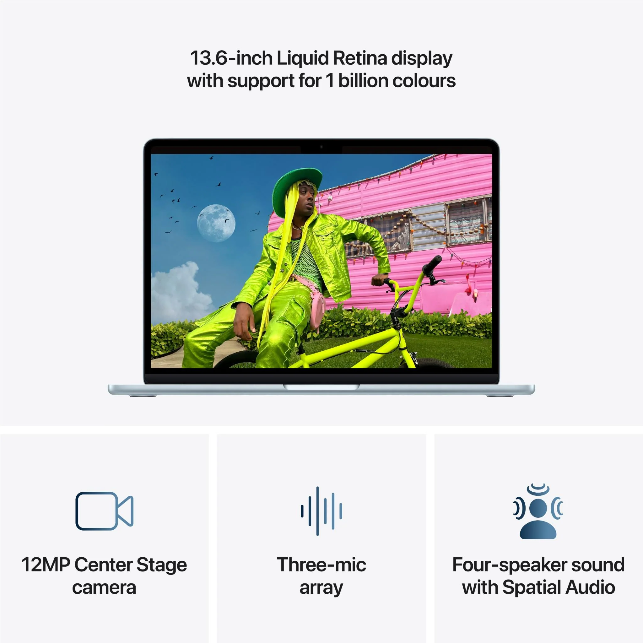 Apple MacBook Air 13-inch with M5 Chip, 512GB/16GB (Sky Blue) - Image 5