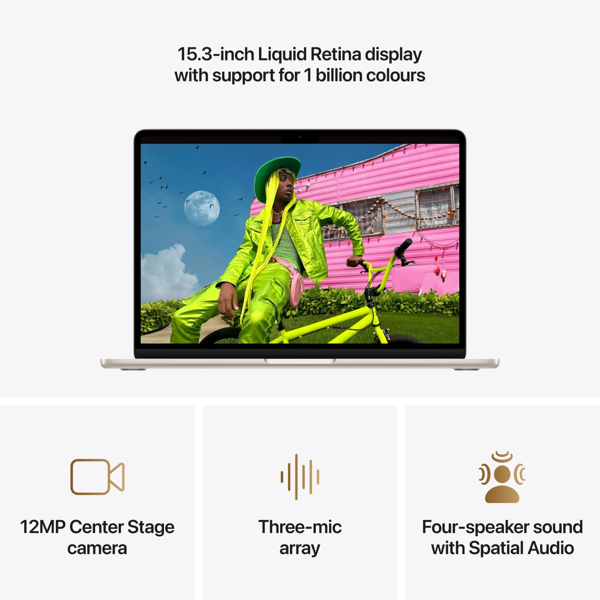 Apple MacBook Air 13-inch with M5 Chip, 512GB/16GB (Starlight) - Image 5