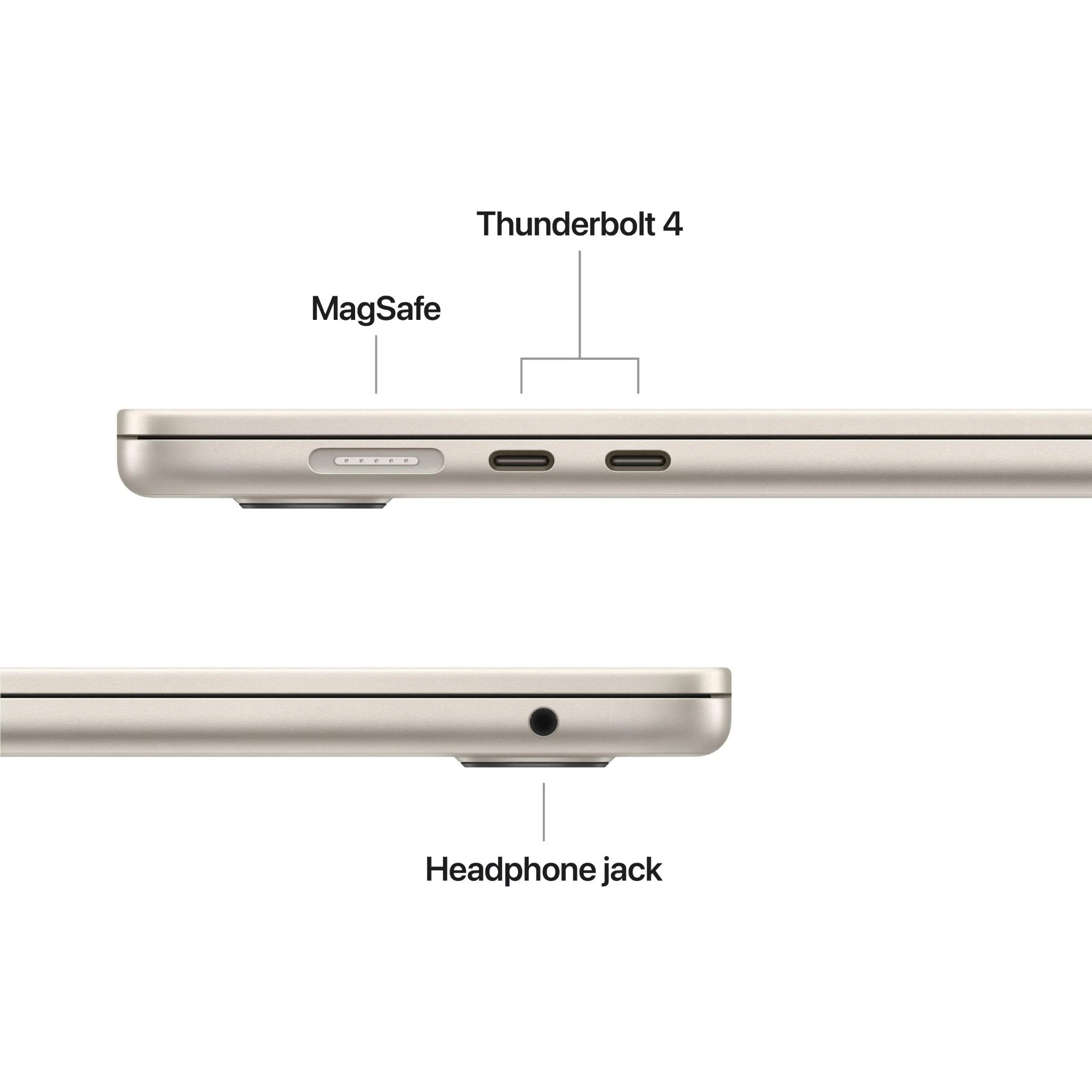 Apple MacBook Air 15-inch with M4 Chip, 256GB/16GB (Starlight) - Image 7