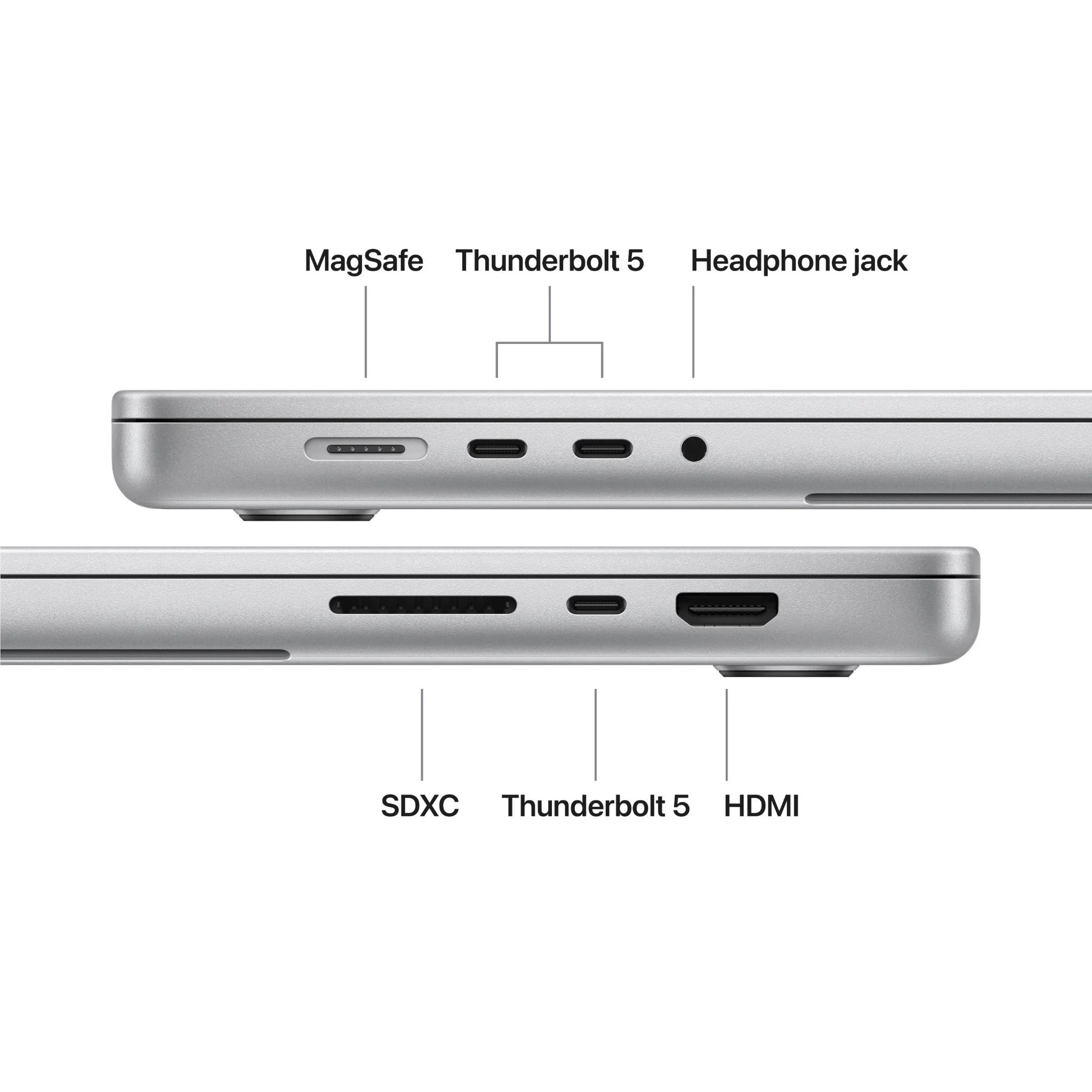 Apple MacBook Pro 16-inch with M5 Max Chip, 2TB/48GB (Silver) - Image 7