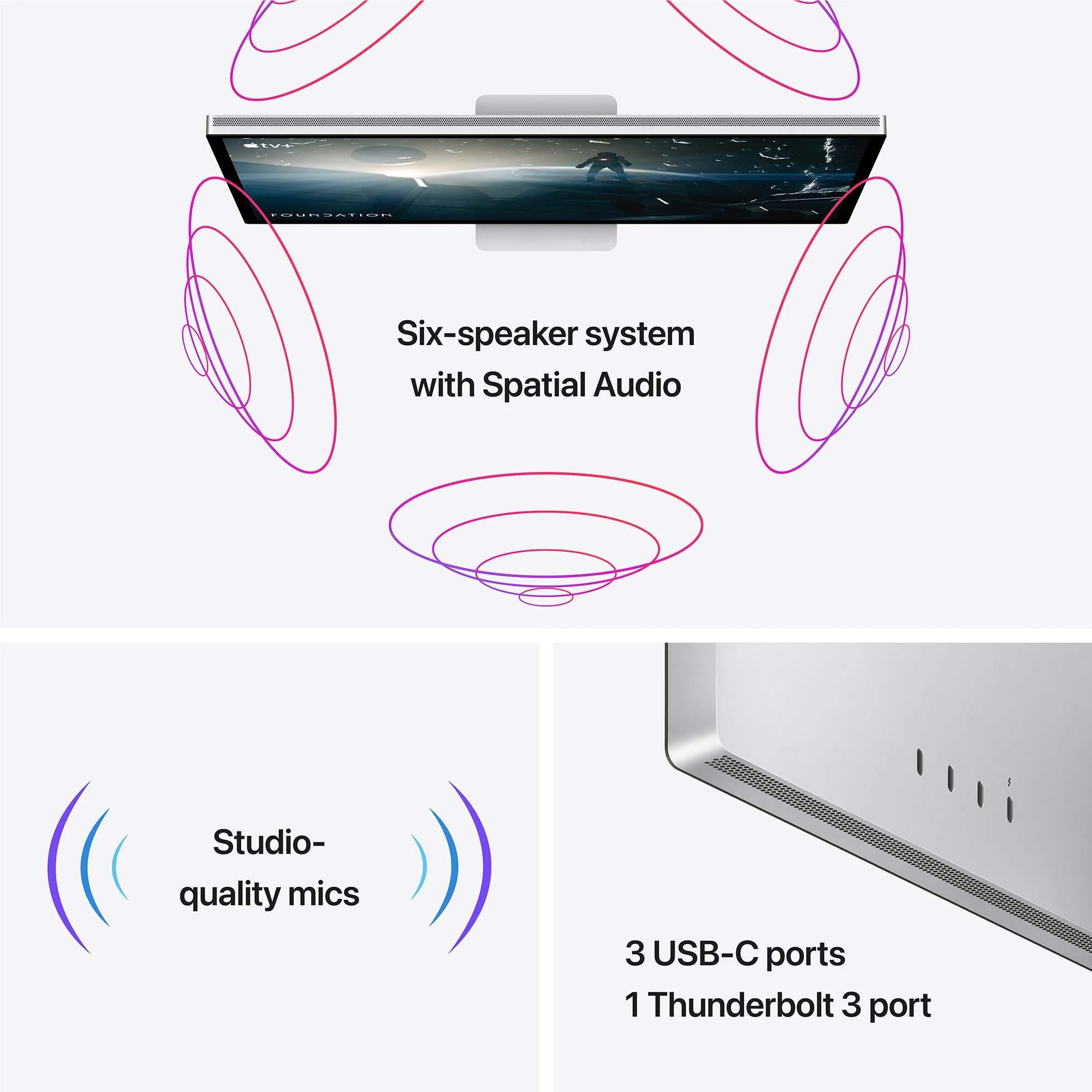 Apple Studio Display 27-inch 5K Retina (Tilt & Height Stand/2022)[Nano Glass] - Image 6