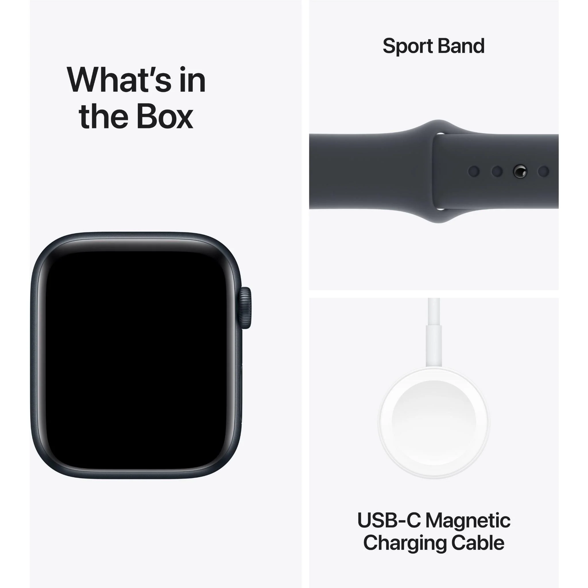Apple Watch SE 44mm Midnight Aluminium Case GPS + Cellular  Sport Band (M/L) [2024] - Image 7