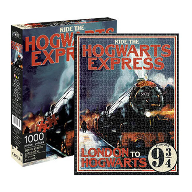 Aquarius 1000pc Aquarius 51x69cm Harry Potter Hogwart's Express Jigsaw Puzzle
