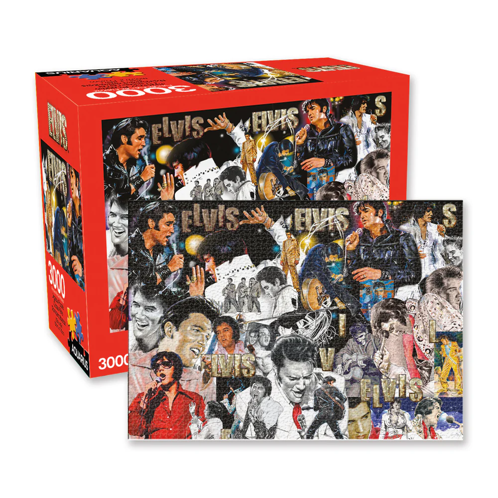 Aquarius 3000pc 82x115cm Elvis Collage Jigsaw Puzzle - Image 2