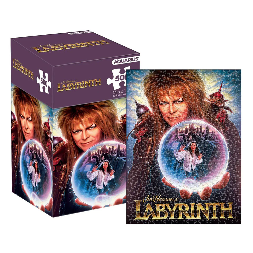 Aquarius 500pc Labyrinth Movie One Sheet Cardboard Jigsaw Puzzle 36x48cm 14y+ - Image 2