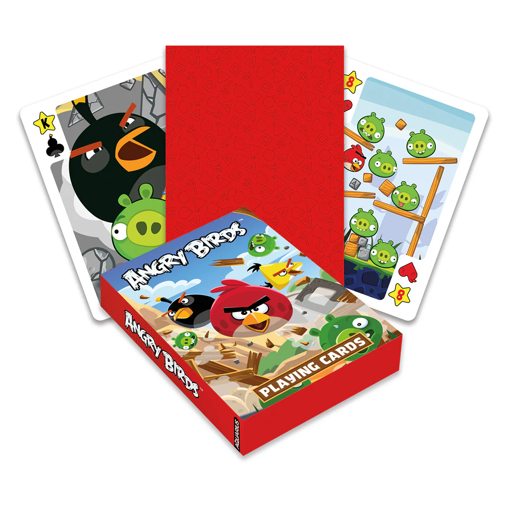 Aquarius Angry Birds Playing Cards Poker Family Game Night Party Gaming Deck - Image 2