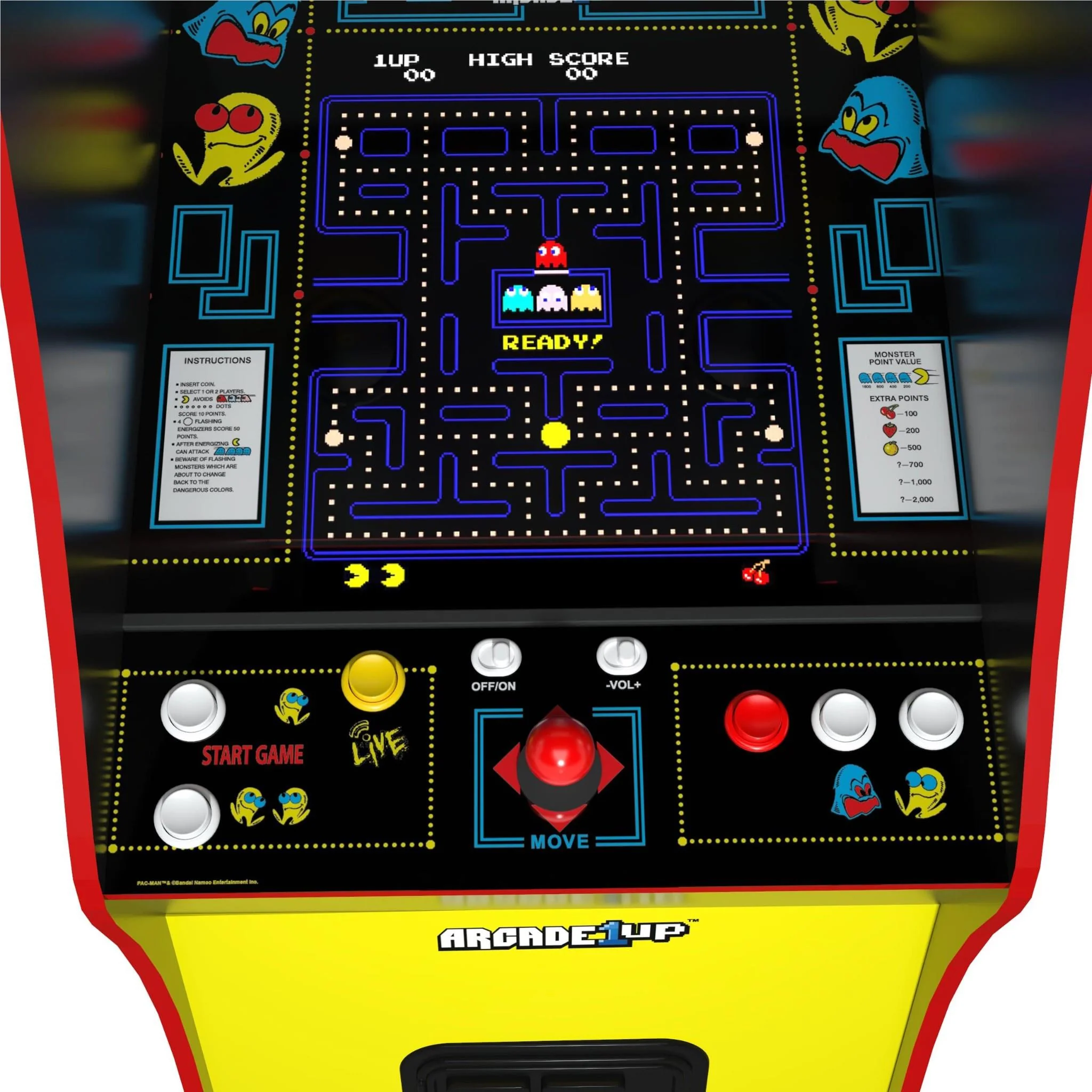 Arcade1Up Pac-Man Deluxe Edition Arcade Machine - Image 3