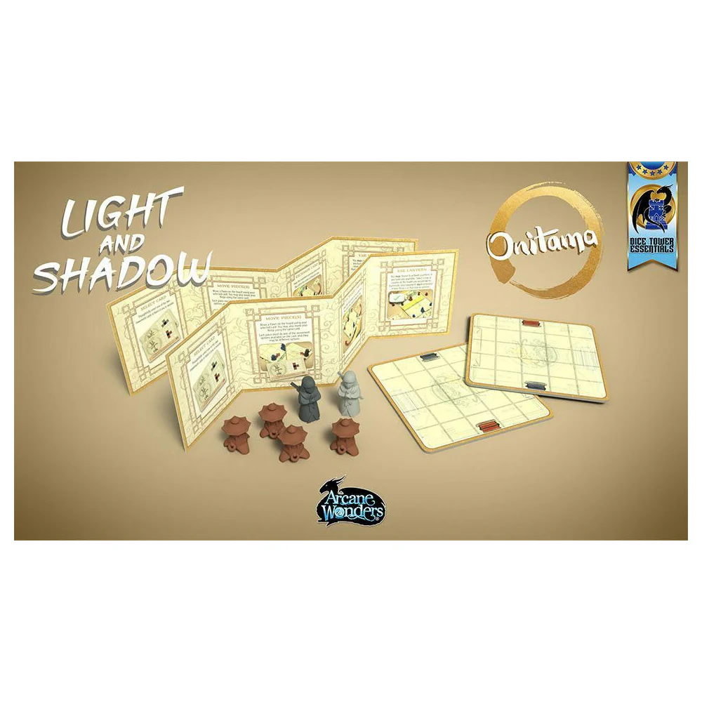 Arcane Wonders Onitama Light & Shadow Board Game - Image 2