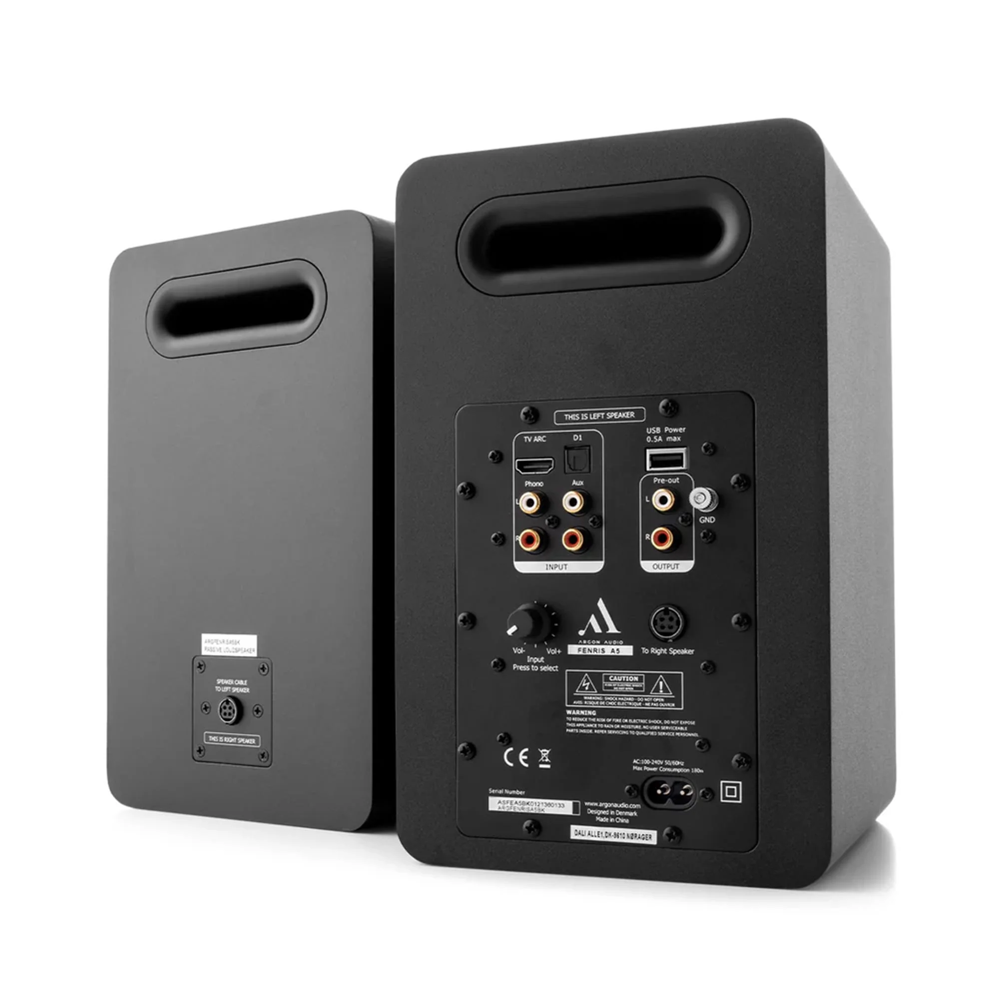 Argon Audio FENRIS Black Active 5 Speakers - Image 2