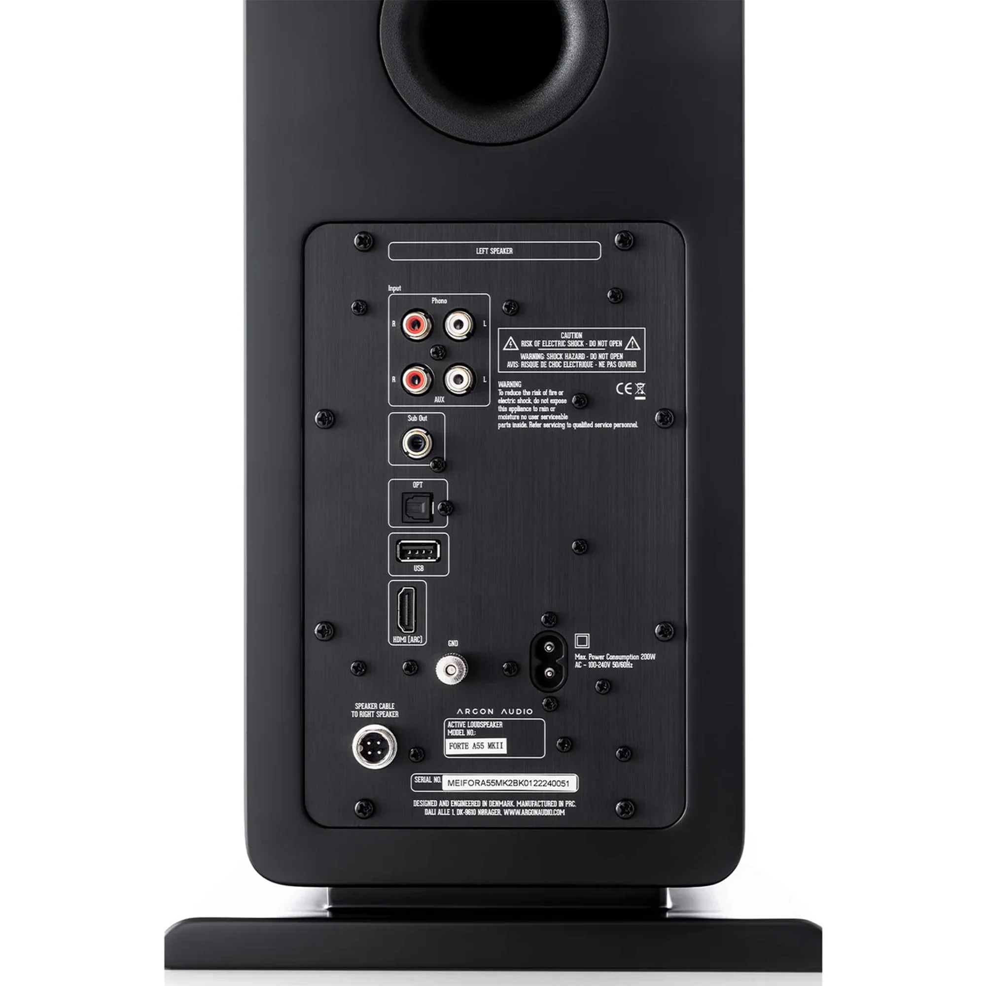 Argon Audio FORTE Black A55 MK2 Floor Standing Speakers - Image 3