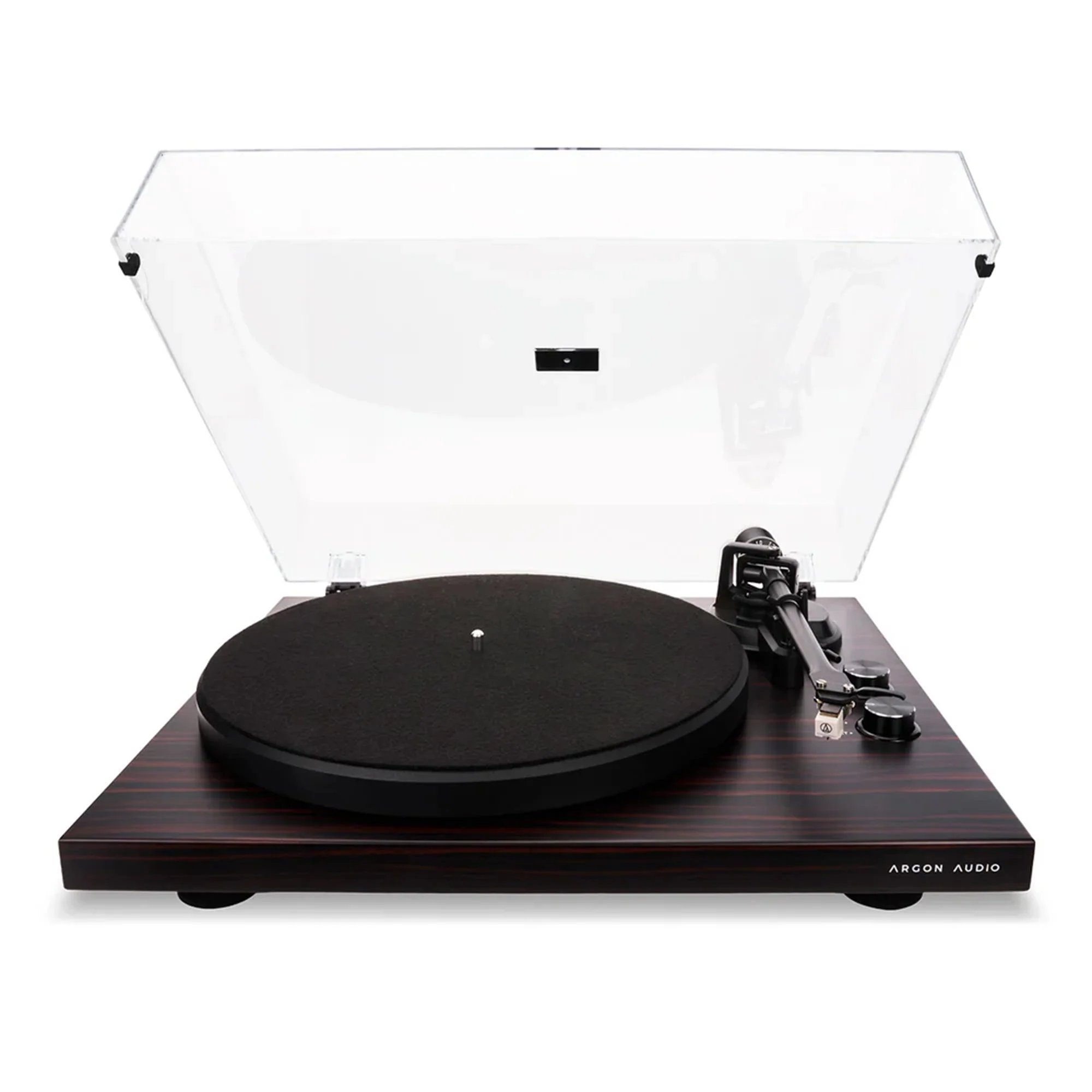 Argon Audio Satin Mahongany Turntable MK2 - Image 2