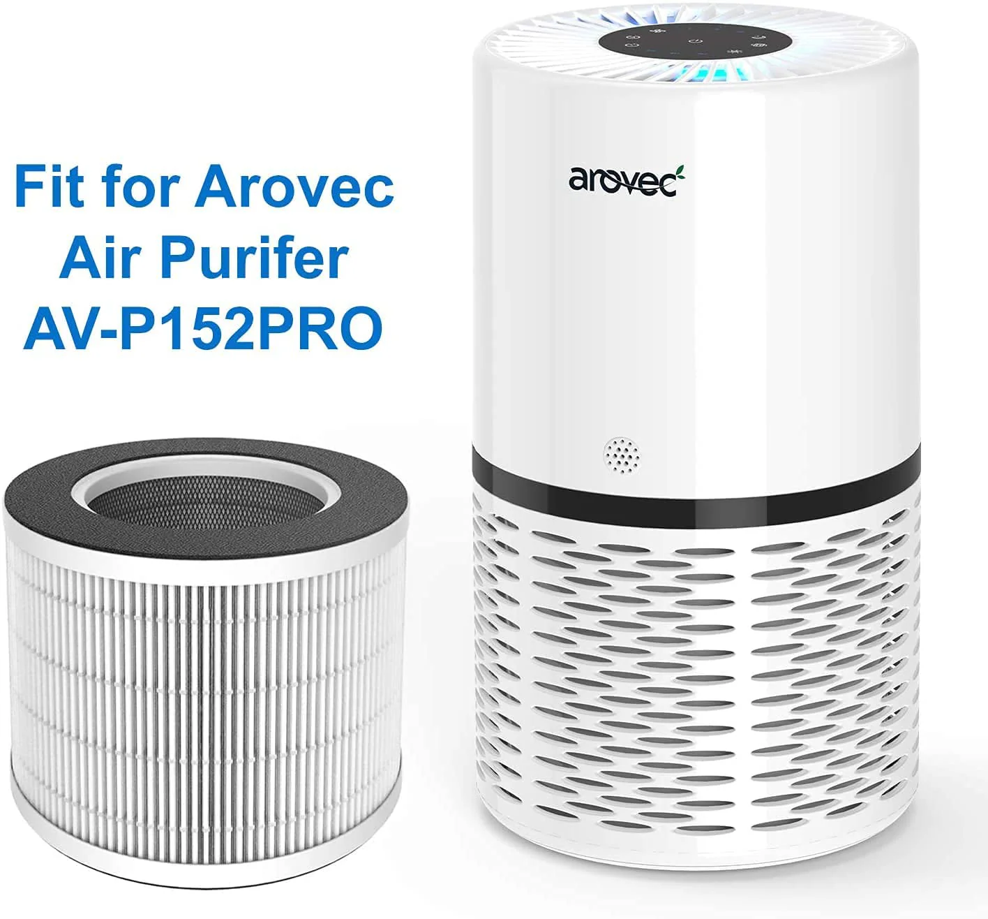 AROVEC Air Purifier Replacement Filter for AV-P152PRO, Genuine (2 Pack) - Image 2