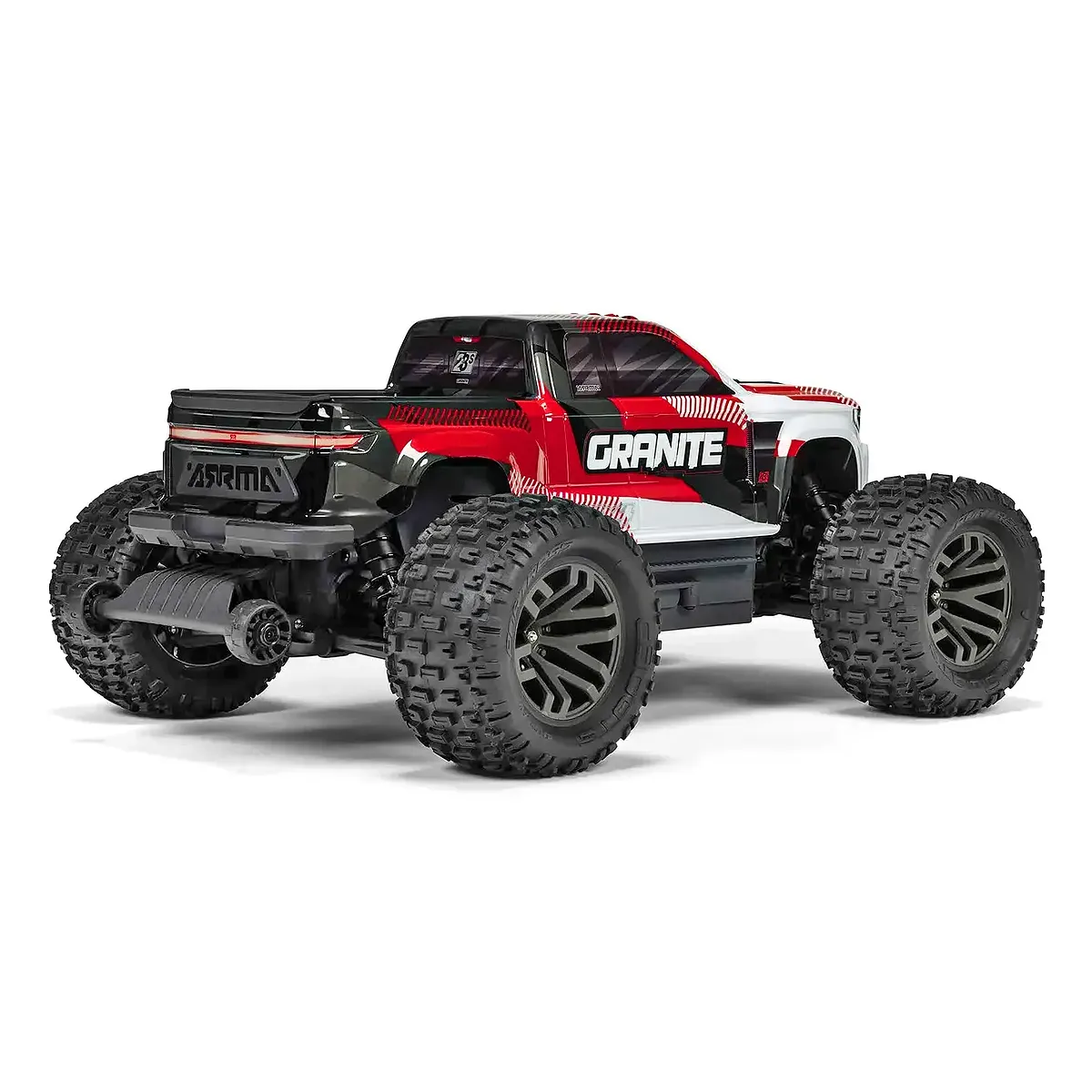 ARRMA Granite 223S DSC RC Monster Truck Electric Brushless 4WD 1/10 Scale RTR - Red - Image 2