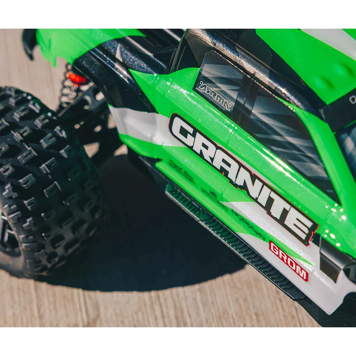ARRMA Granite Grom 4x4 RC Monster Truck Electric 4WD 1/18 Scale RTR (Green) - Image 2