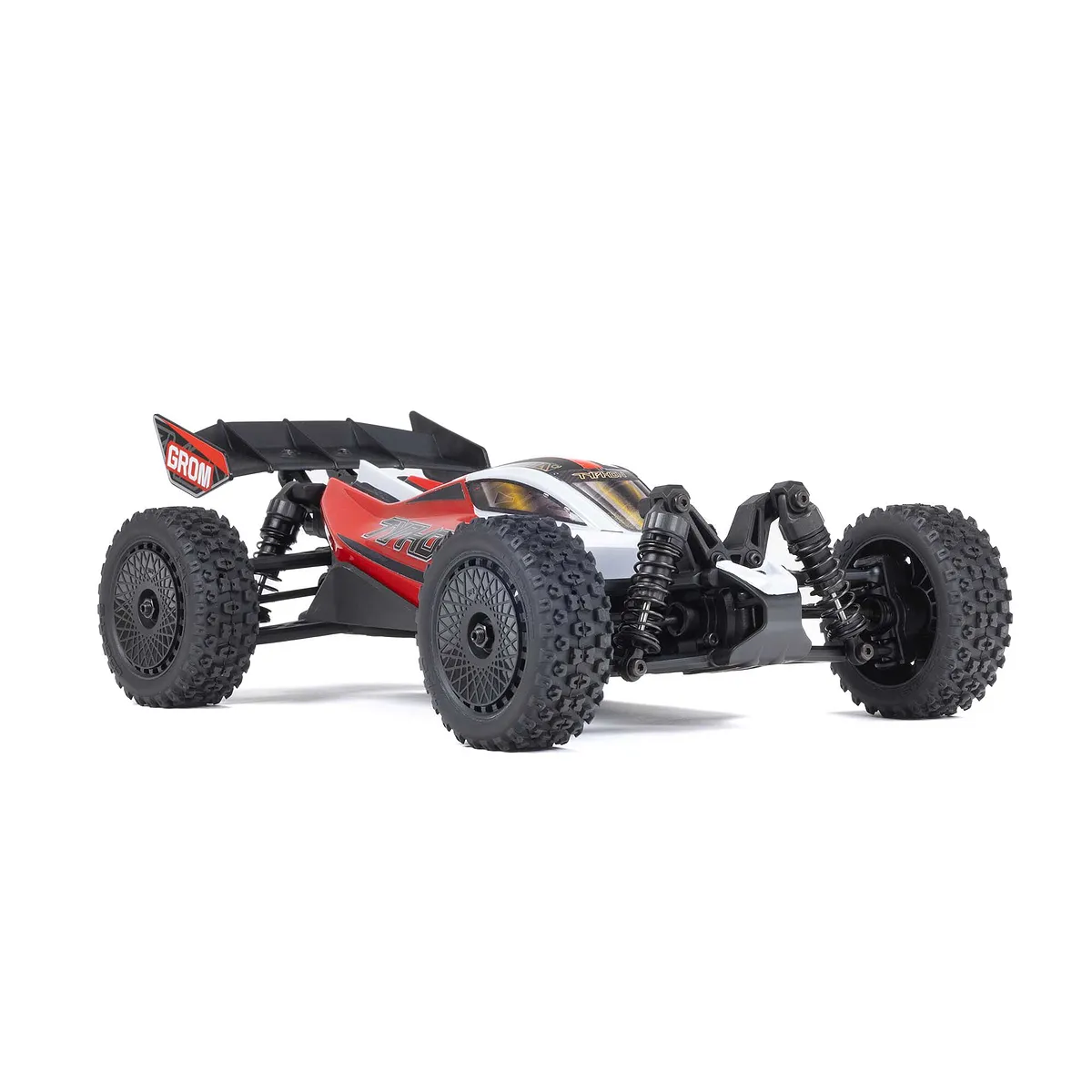 ARRMA Typhon Grom Mega 380 4X4 RC Buggy Electric 4WD 1/14 Scale RTR - Red - Image 4