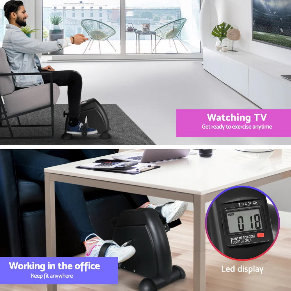 Artiss 120cm Electric Standing Desk with Mini Peal Exercise Bike Home Office - Image 7