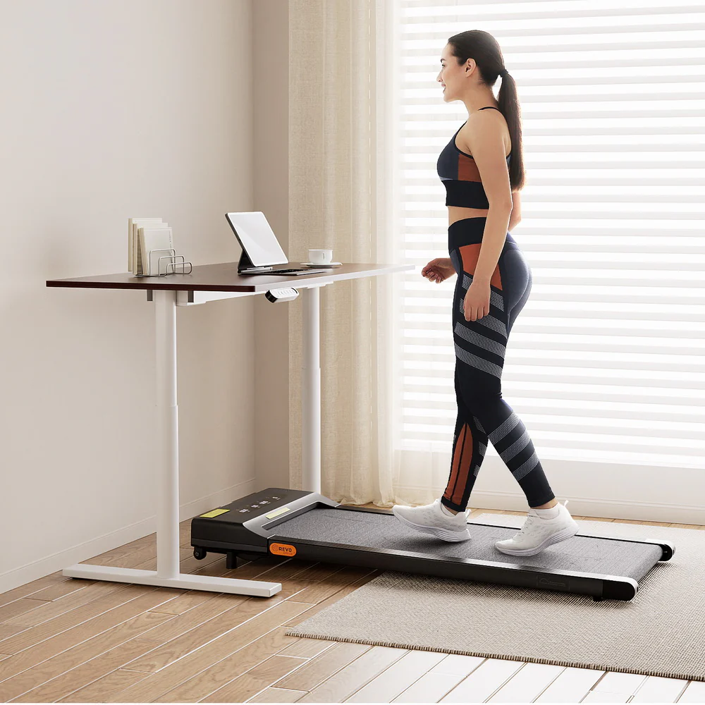 Artiss 400mm Treadmill Electric Walking Pad with 120cm Automatic Standing Desk - Image 2