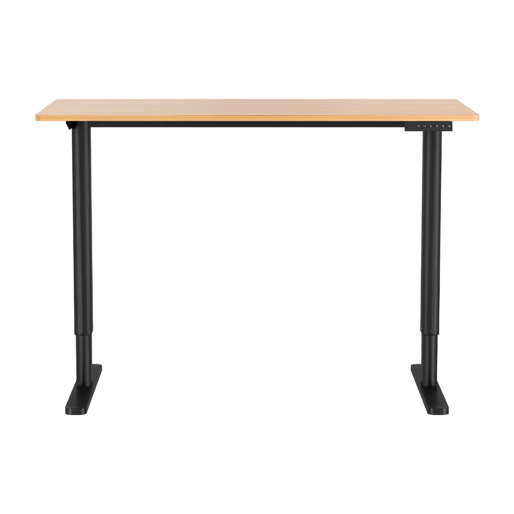 Artiss Electric Sit‑Stand Standing Desk 120cm Home Office - Oak/Black - Image 5