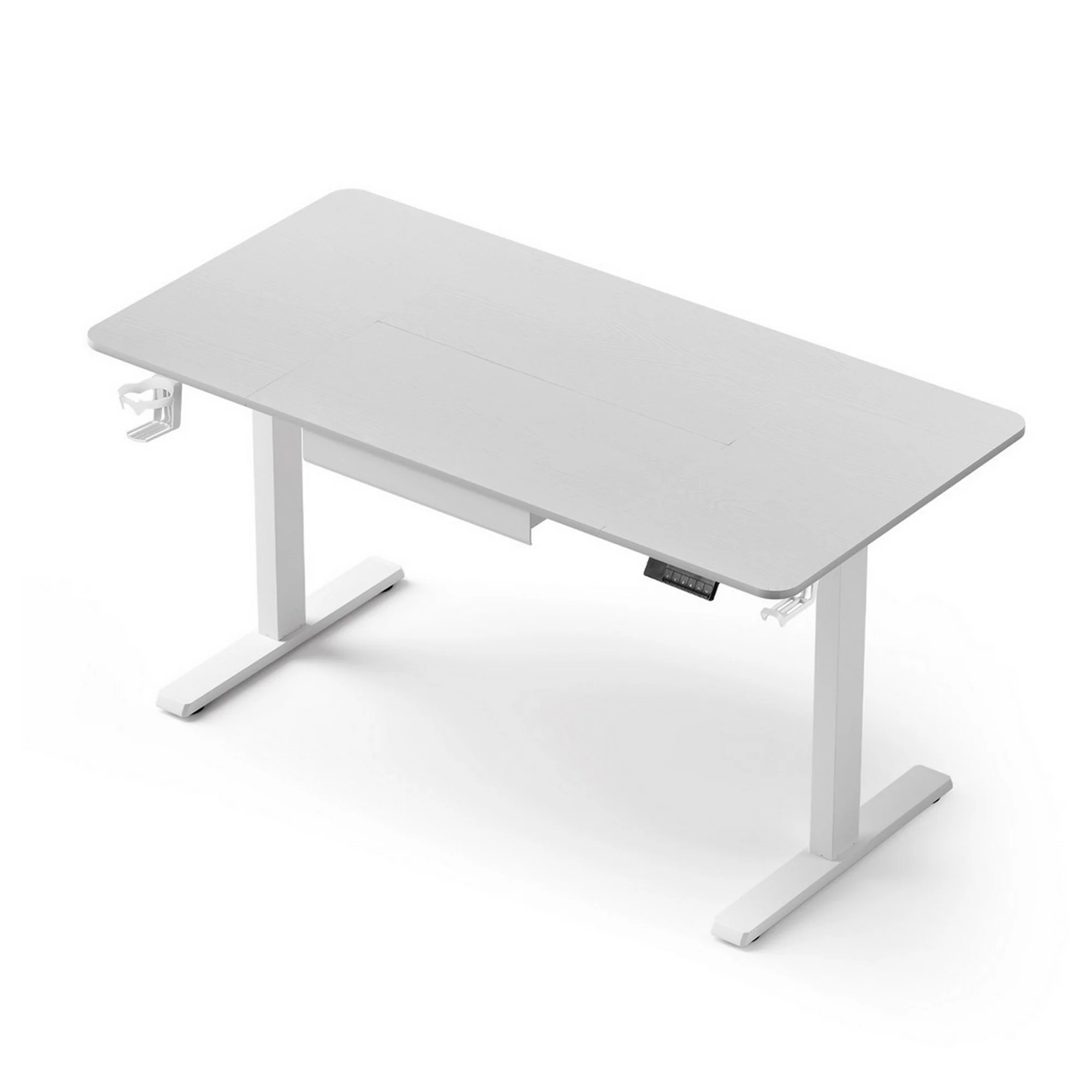 Artiss Electric Standing Desk 140cm Adjustable Height Motorised Home Office Desk Drawer - Image 3