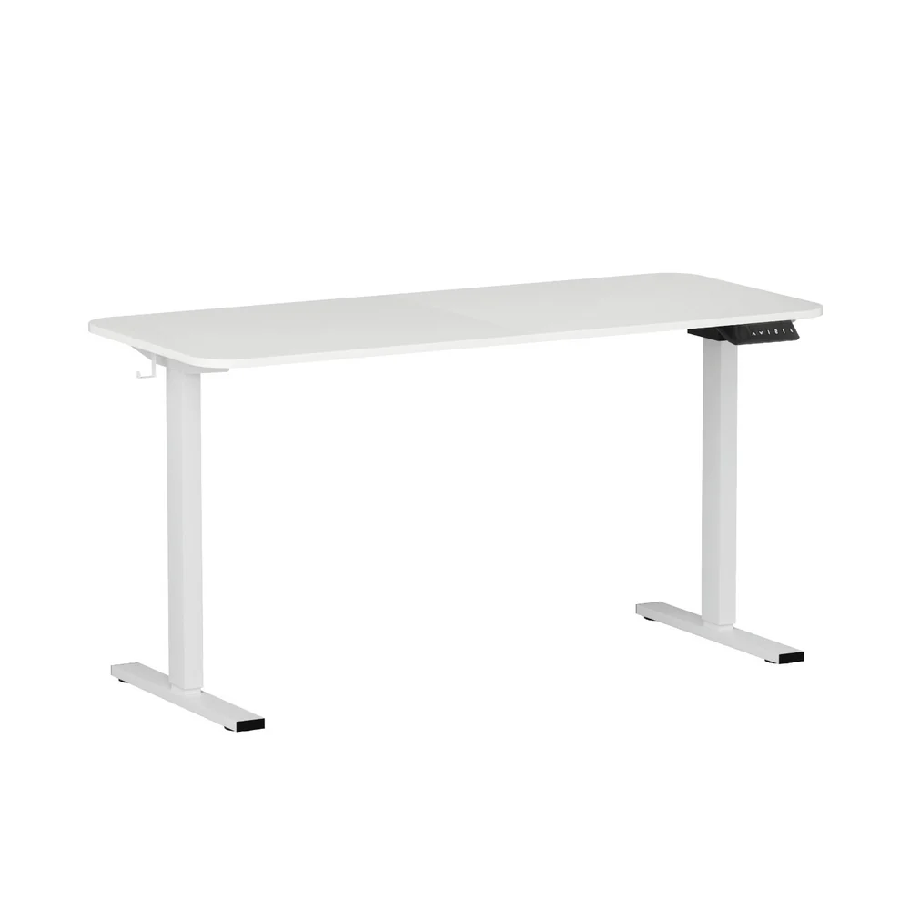 Artiss Electric Standing Desk 140cm Adjustable Height Motorised Home Office Desk White - Image 3