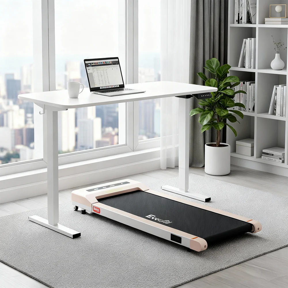 Artiss Electric Treadmill with 140cm Automatic Standing Desk Walking Pad 360mm - Image 2