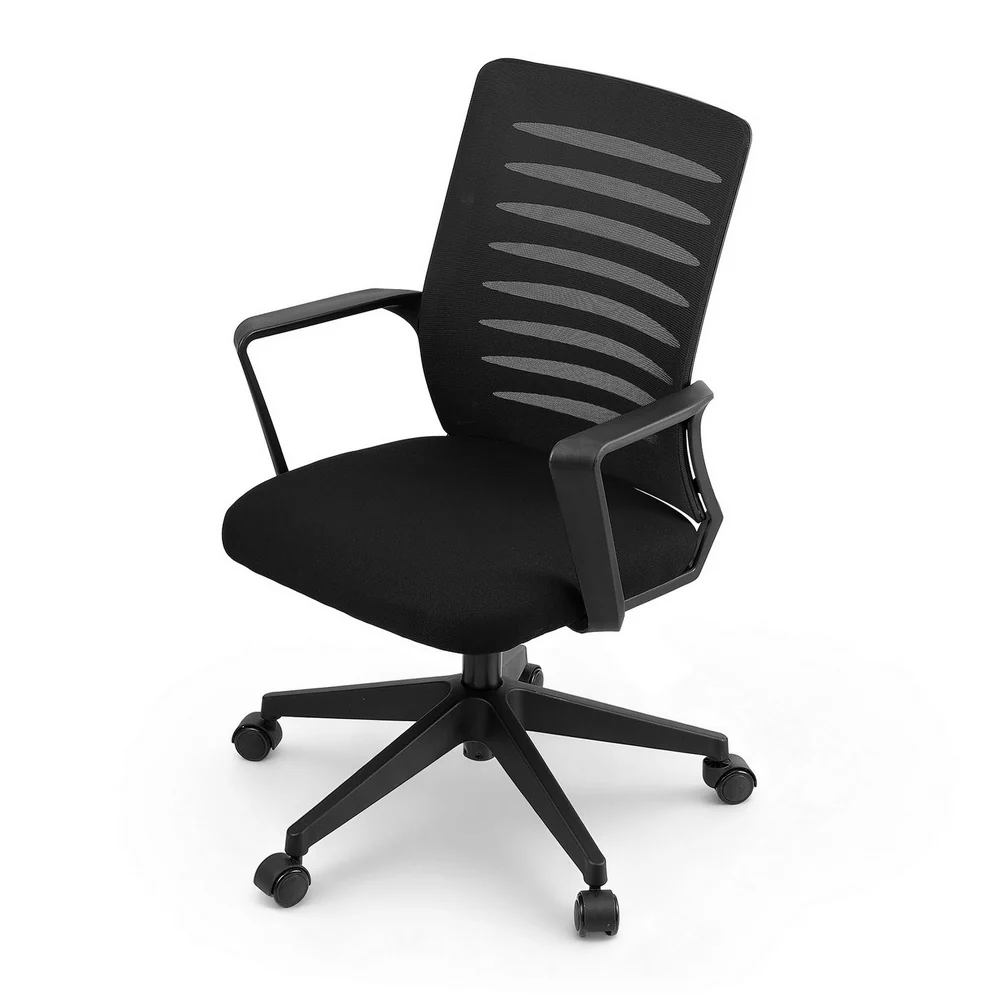 Artiss Ergonomic Office Chair Mesh Computer Desk Chairs with Lumbar Support (Black) - Image 3