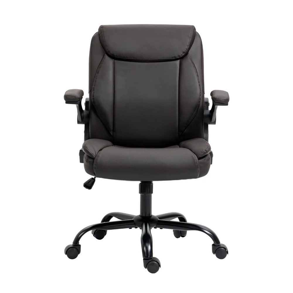 Artiss Executive Office Chair Mid Back (Brown) - Image 3