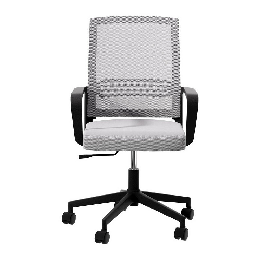 Artiss Mesh Office Chair Mid Back (Grey) - Image 3
